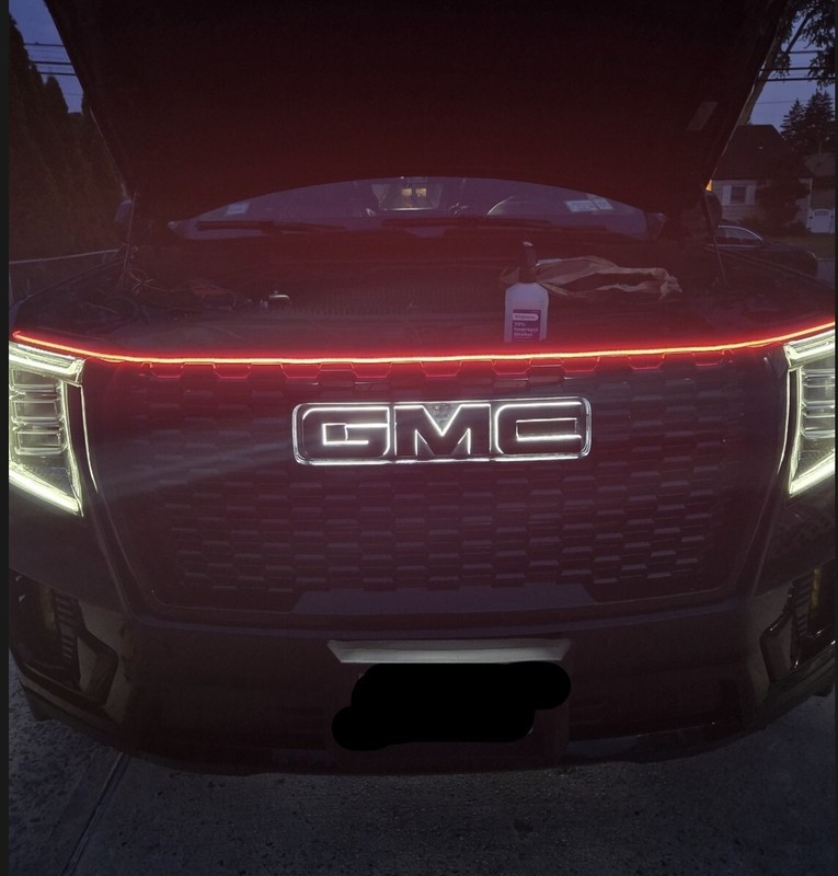 illuminated Grille Led Liners for Emblem GMC Yukon 2021 2022 2023 2024 2025 gallery