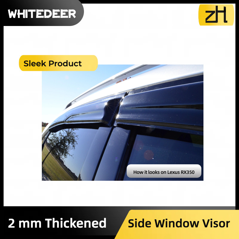 Fits For 2016-2019 Chevrolet Cruze Side Window Visor Sun Rain Deflector Guard gallery