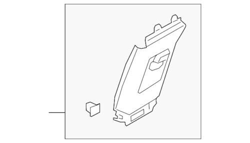 Genuine Ford 2020-2021 Explorer Police Upper Center Pillar Trim LB5Z-7824347-AF