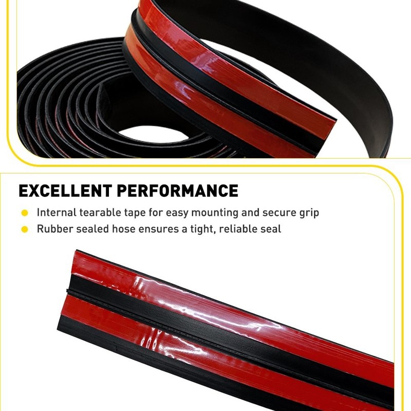 1-10X Roof Windshield Weather Seal Strip Trim Edge Molding Guard 30MMx3M T-shape gallery