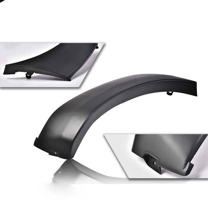 Pair Bumper End Caps Fits 2005-2011 Toyota Tacoma Front Primed Black Left Right gallery