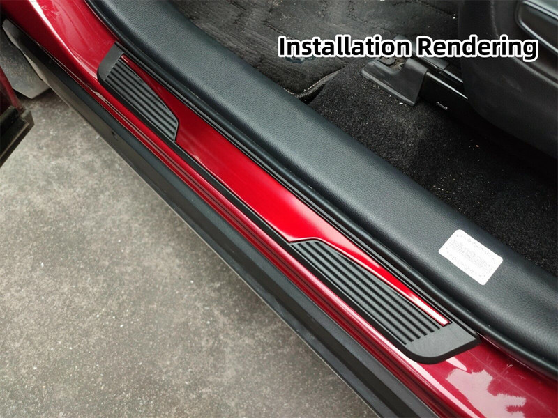 For Nissan Altima Accessories Door Sill Scuff Plate Cover Protector Styling Trim gallery