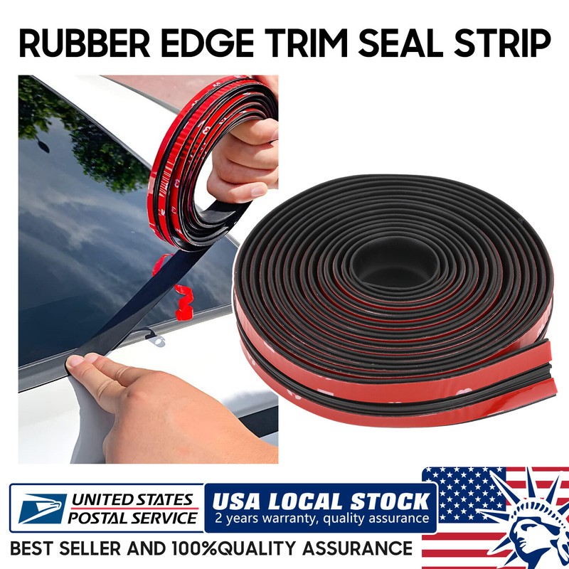 High Quality 10ft/3M Black T-Shape Rubber Car Filling Sealing Strip Molding Trim