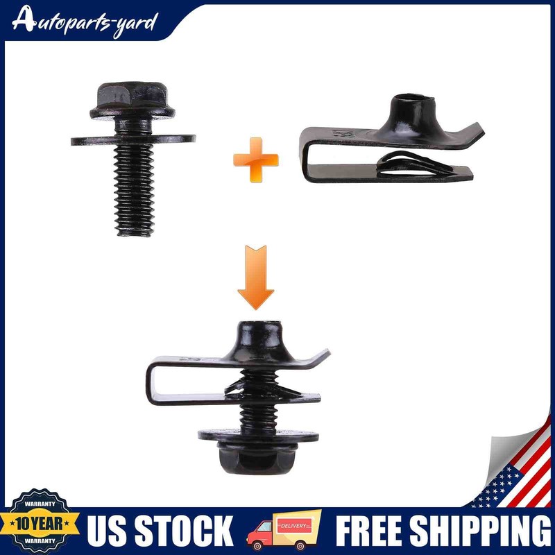 35Pcs Fastener Clip Fit For Honda And Most Of Car Models US Stock gallery