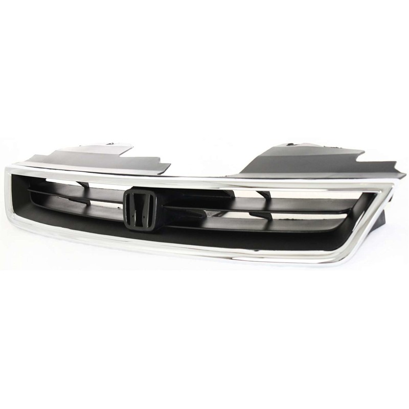 Grille For 96-97 Honda Accord Chrome Shell w/ Textured Black Insert Plastic gallery