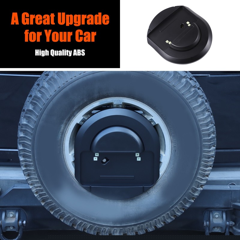 Rear License Plate Bracket Spare Tire Mounted Carrier Holder For Hummer H2 03-09