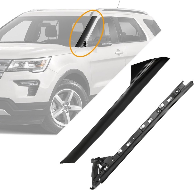 Vehicle Specific Windshield Moldings for 2011-2019 Ford Explorer - Reliable Fit gallery