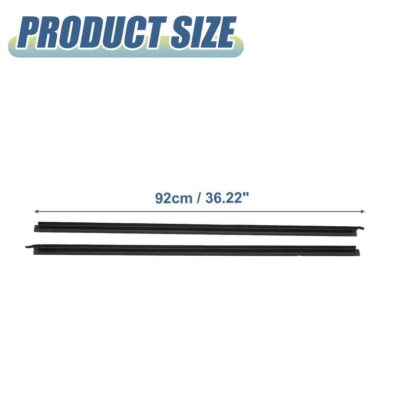 2pcs Window Glass Seals for Nissan D21 Base SE XE 2.4L L4 - Gas 3.0L V6 - Gas gallery