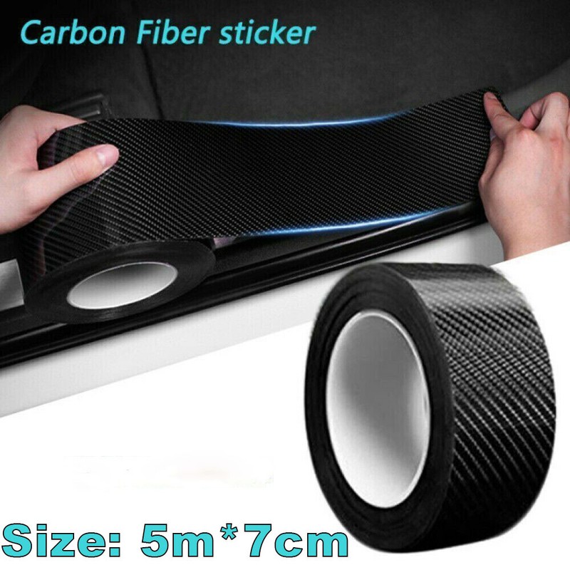 For Ford Car Door Plate Sill Scuff Cover Scratch Decal Sticker Protector Clear*
