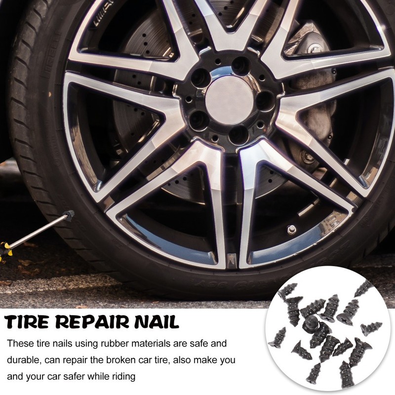 32 Pcs Car Tire Flat Repair Kit Self Repairing Filling Practical gallery