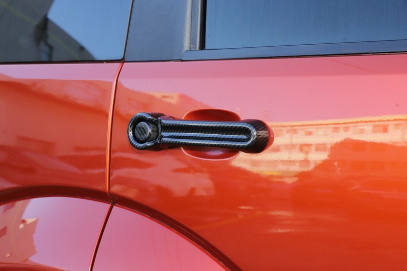 8x Carbon Fiber Exterior Door Handle Cover Decor Frame For Dodge Nitro 2007-2022 gallery