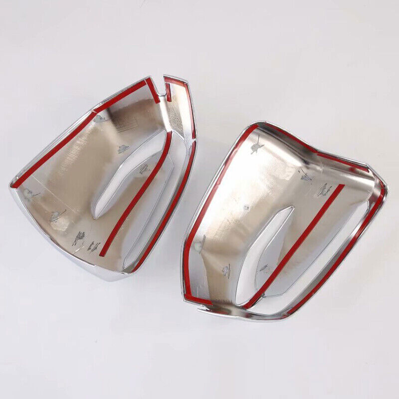 L&R ABS Chrome Rearview Side Mirror Cover Trim For 2020-2024 Hyundai Palisade gallery