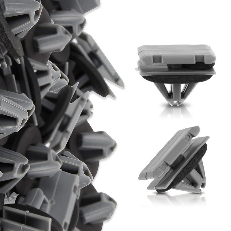 20 Pcs Rocker Door Moulding Clip With Sealer Fasteners Clip For GM 11571175
