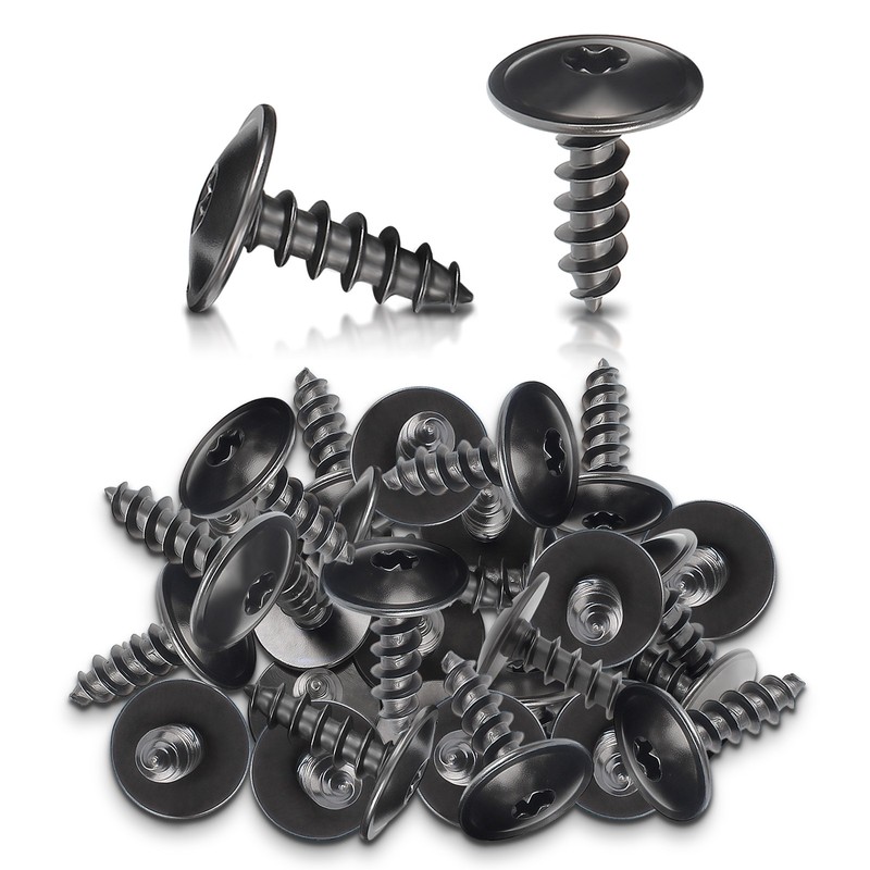 30 Splash Shield Screws N90974701 For Audi VW Fender Liner, Bumper, Under Cover gallery