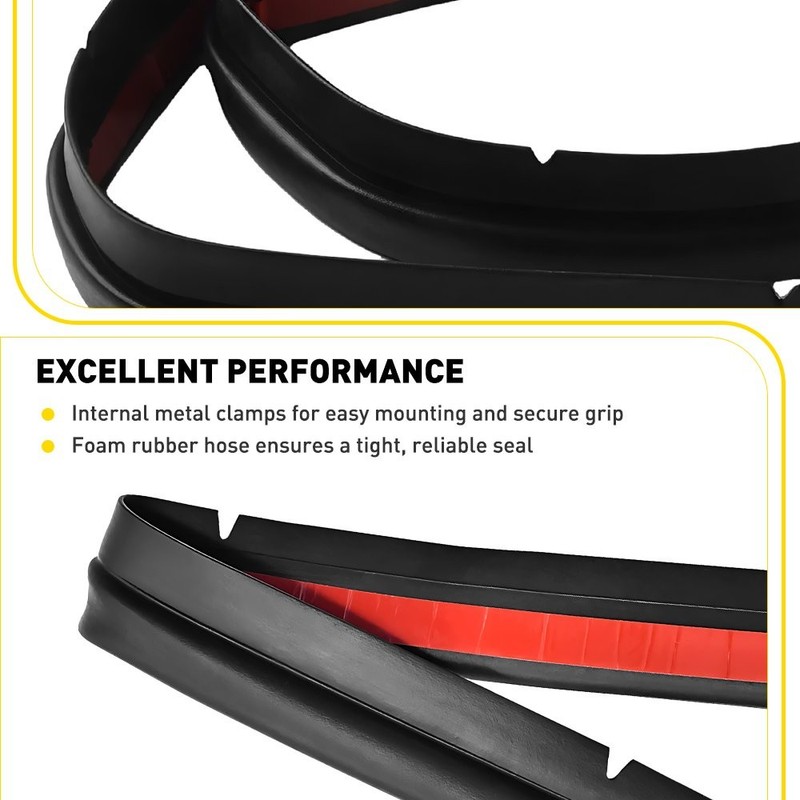 Rubber Engine Hood Seal Strip Fit 07-13 Toyota Corolla Front 53395-02030 1-3X gallery