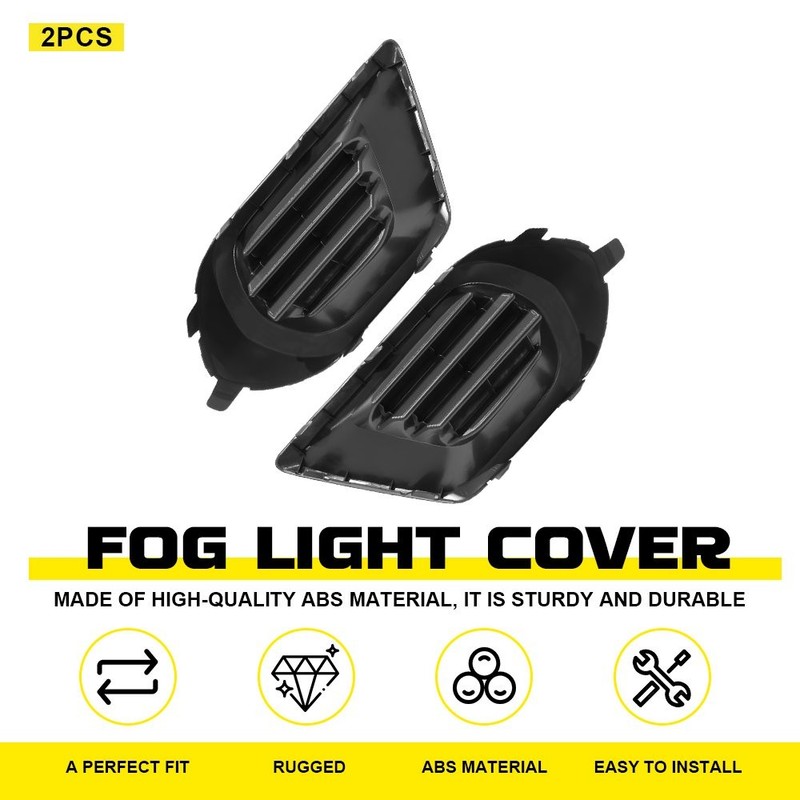 2x Front Fog Light Lamp Cover Bezel For 2014-2016 Subaru Forester Left Right EPY