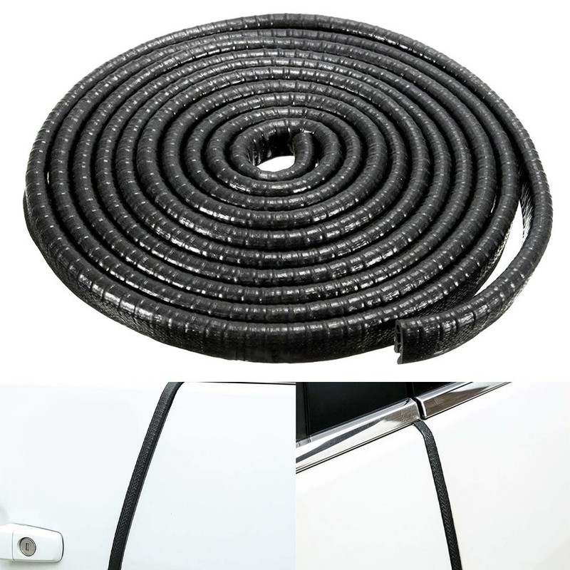 16 Feet Car Auto Rubber Seal Trim Molding Edge Door Lock Protector Weather Strip