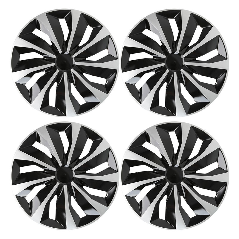 15" Set of 4 Wheel Covers Full Rim Snap On Hubcaps for R15 Tire & Steel Rim gallery