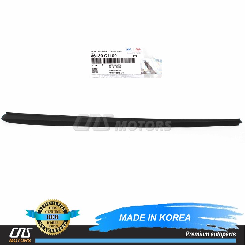 Windshield Pillar Molding FRONT LEFT GENUINE for 15-19 Hyundai Sonata 86130C1100