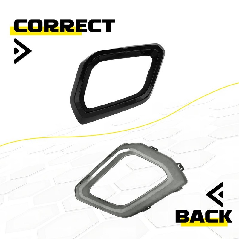 1-10X For Honda CR-V 2023-2025 Fog Light Cover Bezel Trim ABS Front Driver Side gallery