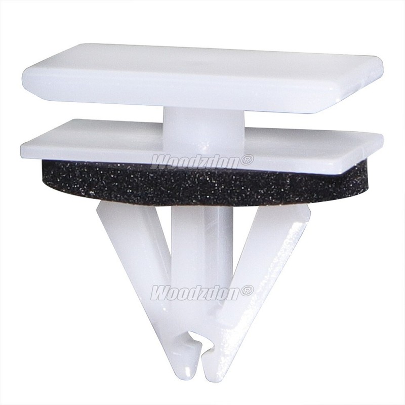Pack of 50 Door & Rocker Molding Retainer Clip with Sealer for Ford W716352-S300