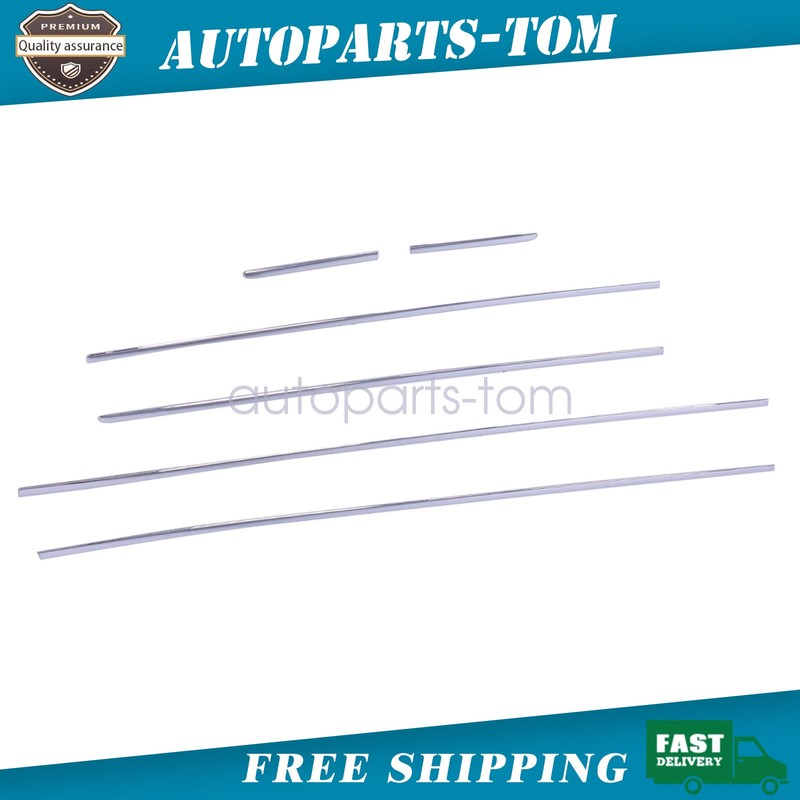 For 2007-2013 Mercedes Benz S class W221 Door Chrome Molding Cover Trim Chrome