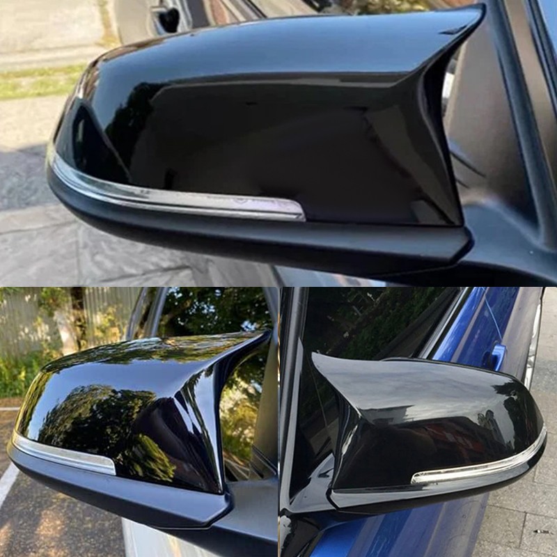 M5 Style Side Mirror Cover Cap For BMW F10 F11 F07 F06 F12 F01 F02 Carbon/Black gallery
