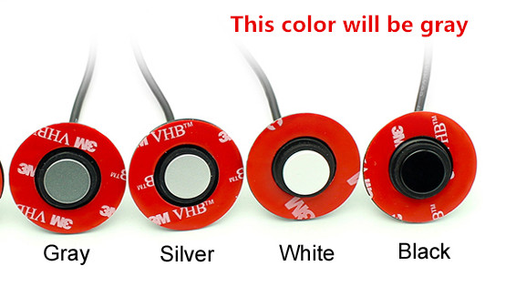 Car Reverse Backup Rear Radar Sound Buzzer Alarm System With 4 Parking Sensors gallery