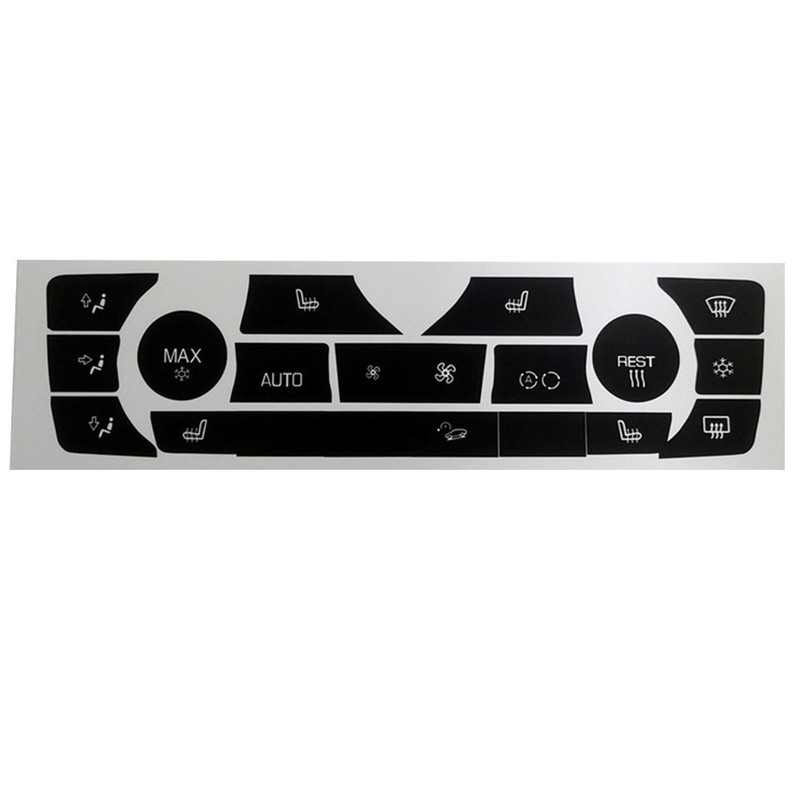 Premium Fit Climate Control Stickers for BMW 3 Series Model Years 2006 2011
