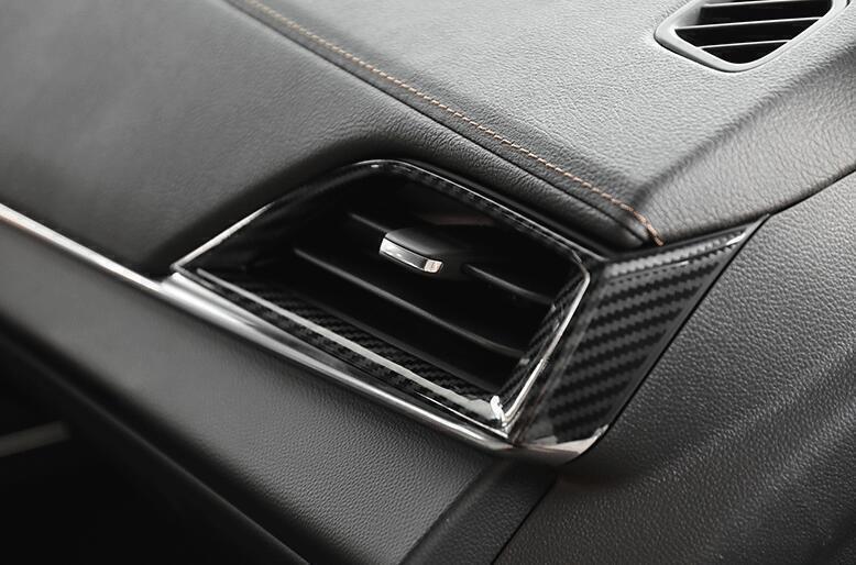 Carbon Fiber Look Console L&R Air Outlet Vent Strip For Cadillac CT4 2020-2024 gallery