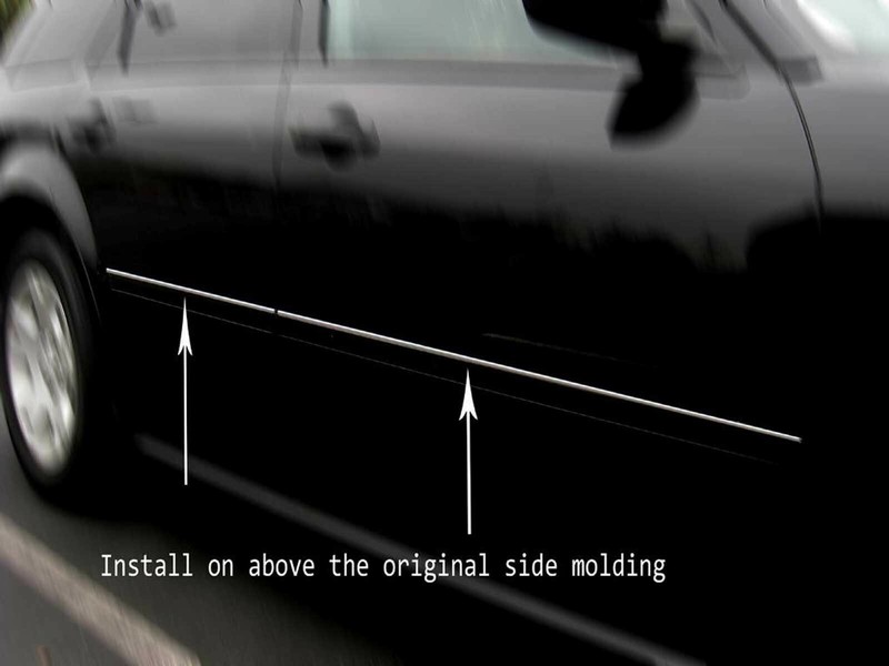 For chevy SILVERADO Chrome Body Side Molding Trim Kit 1999-2003 2004 2005 2006** gallery