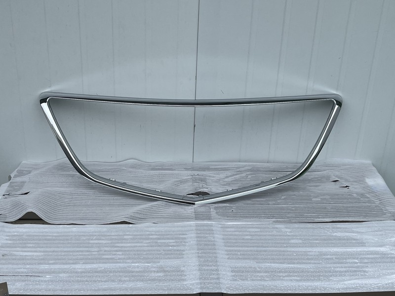Front Bumper Chrome Center Grille Molding Trim Frame For 2014 15 2016 Acura MDX
