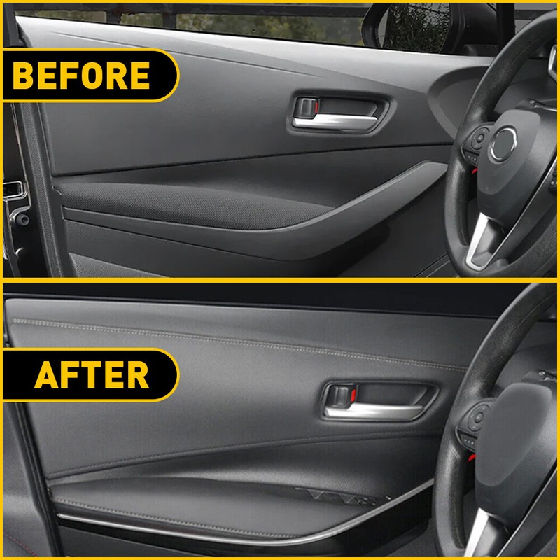 PU Leather Car Dashboard Strip Sticker Moulding Decor Line Trim Accessories gallery