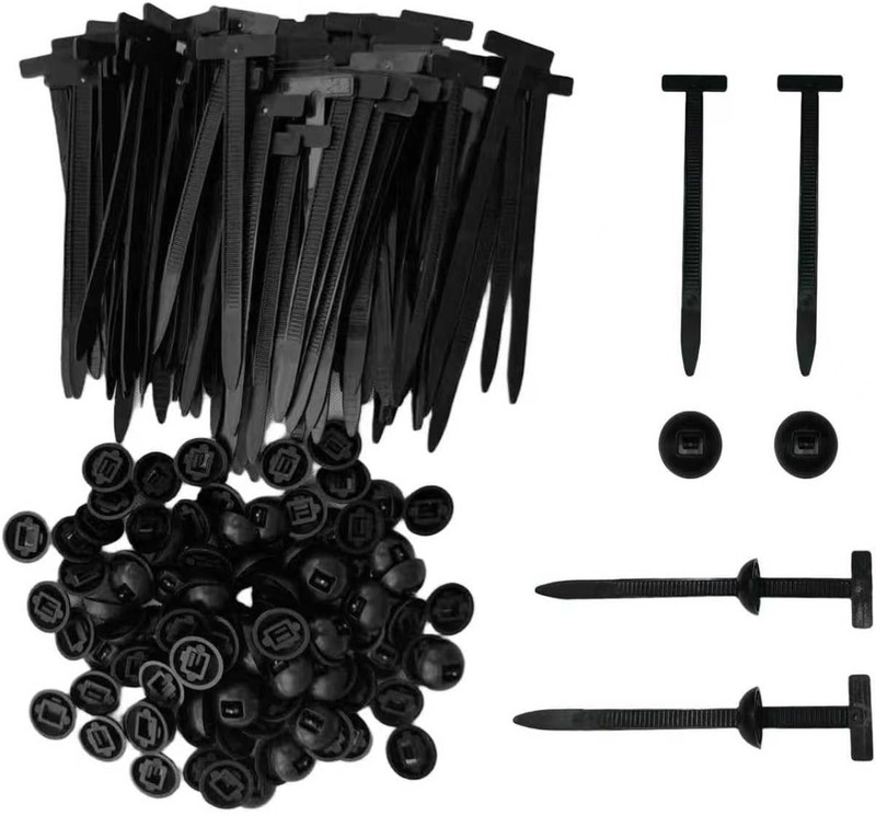 100Pcs Automotive Nylon Cable Tie Fastener Kit – Universal Car Zip Tie Buckle C gallery
