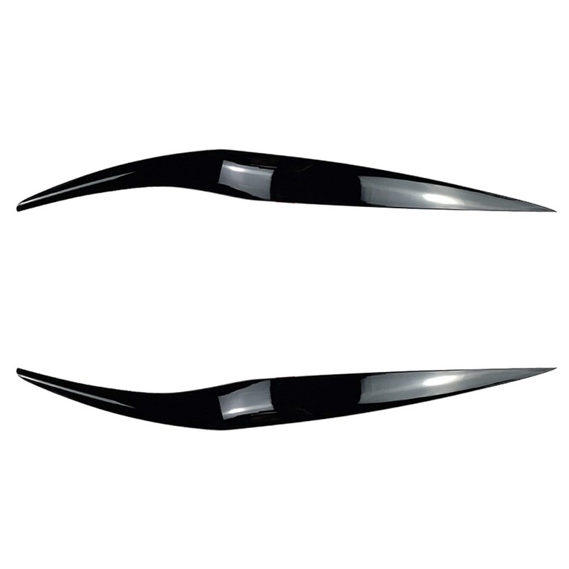 Front Headlight Eyebrow Cover Trim For Ford Fiesta MK6.5 2013-2017 Glossy Black gallery