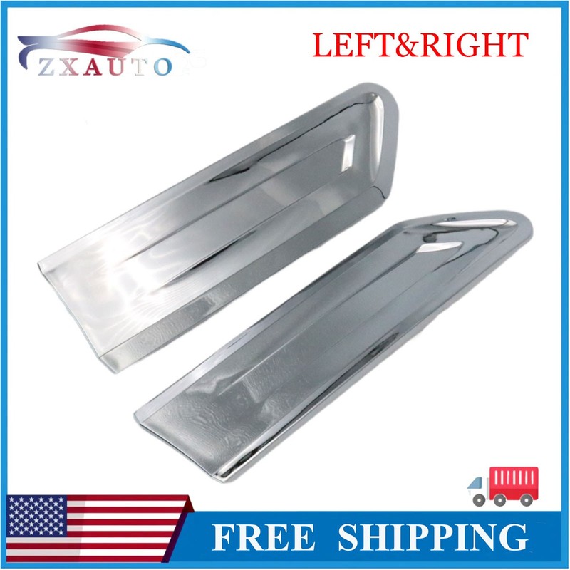 For 2013-2015 BMW 750i / xDrive F01 Front Fender Molding Left Right Side Chrome