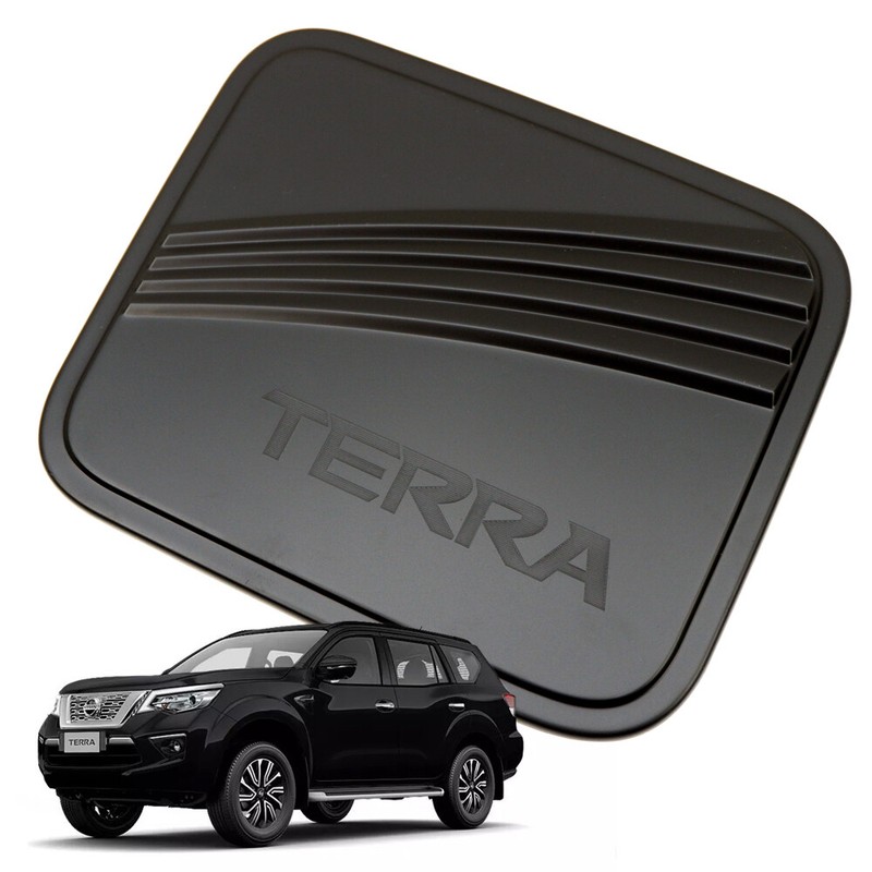 Fuel Cap Oil Tank Cover Trim Matte Black For Nissan Terra SUV 2018 2019