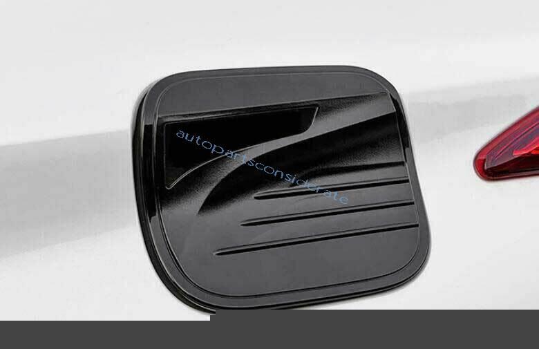 For Toyota Venza Harrier 2021-24 Side Door Fuel Oil Tank Cap Cover Painted Black