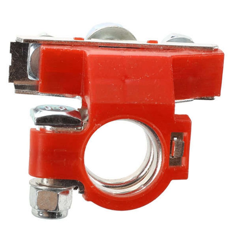Pure Copper Tinned Battery Car Quick Connector Terminals Cable Clamp Clips 1Pair gallery