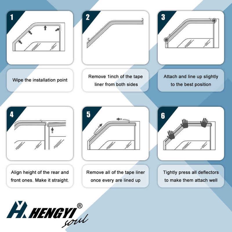 For Honda Civic Sedan 2012-2015 Weather Shield Visor Wind Deflector Rain Guard gallery
