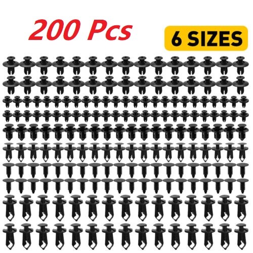 For Nissan 100Pcs Bumper Hood Clips Retainer Rivet Fastener Fender Push Pin USA