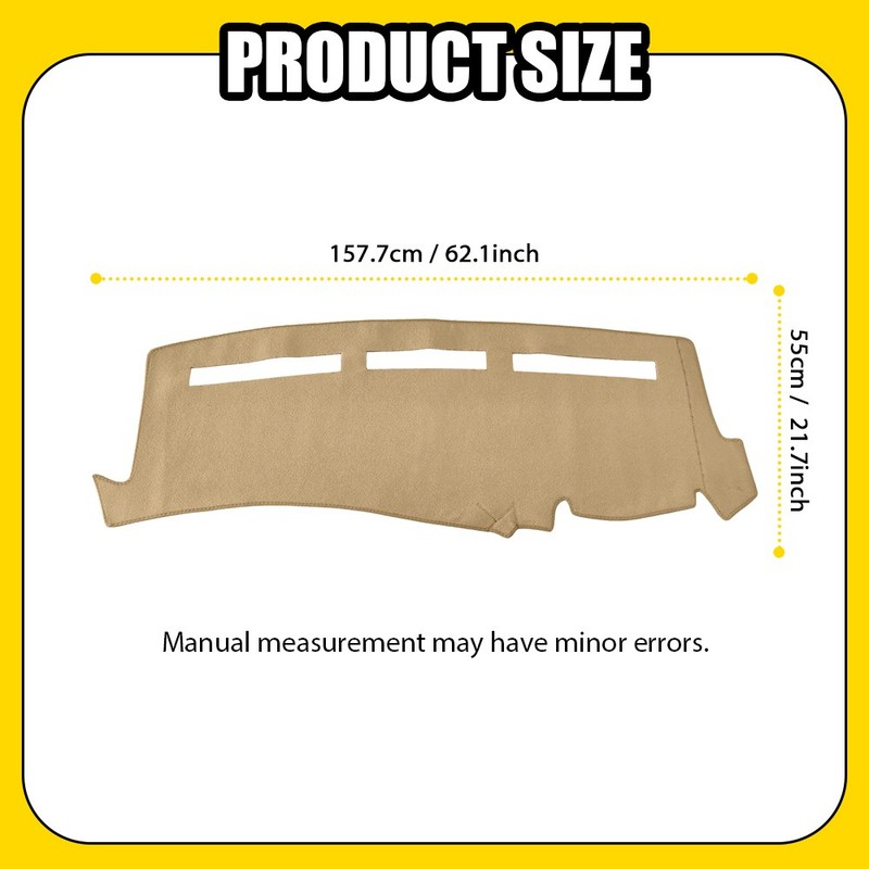 For 1999-06 GMC Sierra 1500 2500 3500 Dash Cover Dashboard Mat Gray Anti-Slip gallery
