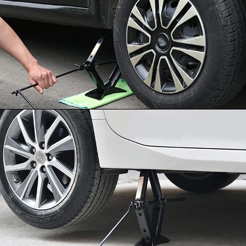2 Ton Scissor Jack Handle Crank Tire Wheel Jack Car Van Garage Tools USA gallery
