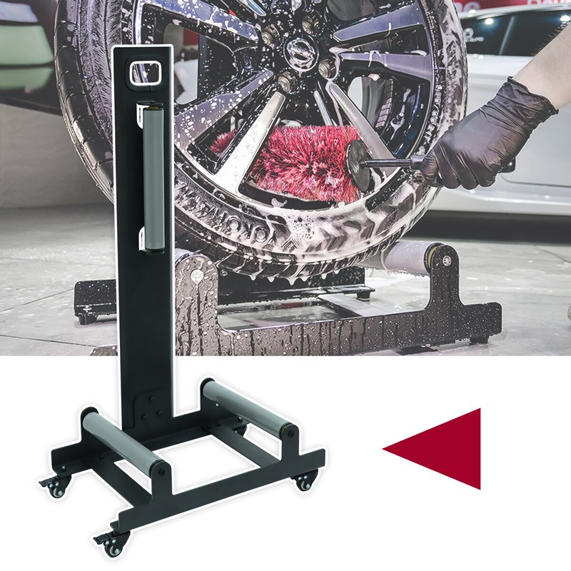 Car Wheel Cleaning Stand Tire Clean Detailing Tool for Coating Polishing Rims