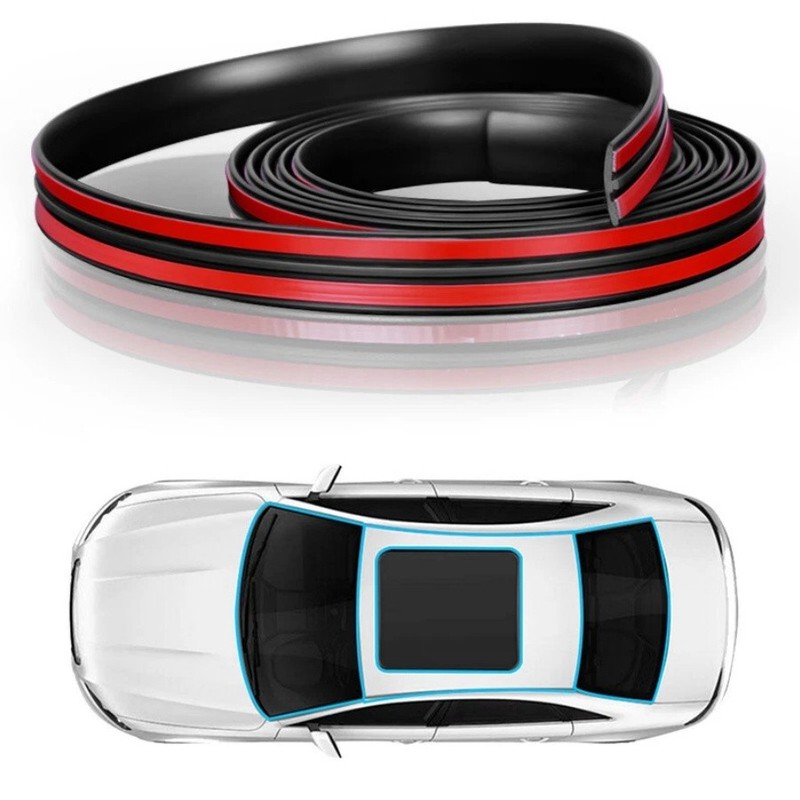 4M Car Window Door Trim Edge Molding Protector Guard Weather Rubber Seal Strip gallery