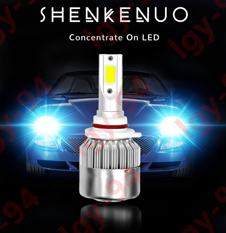 2X Apply to H10/9145/9005 36W 8000K Ice Blue LED Fog Lamp Kit Light Bulbs