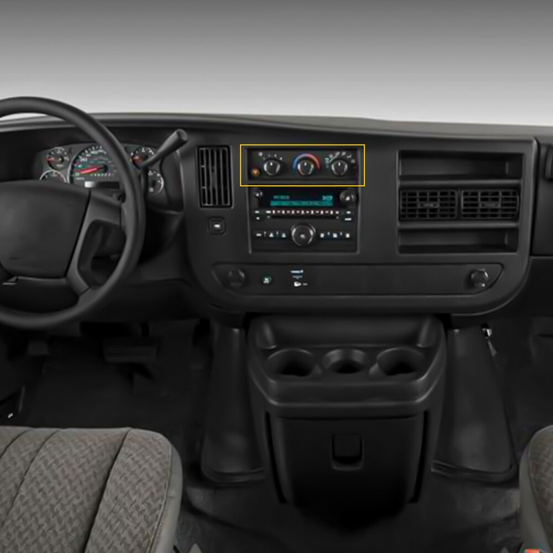 Black AC Control Knob Fan Heater for 2008-2021 Chevrolet Express 2500 3500 Chevy gallery