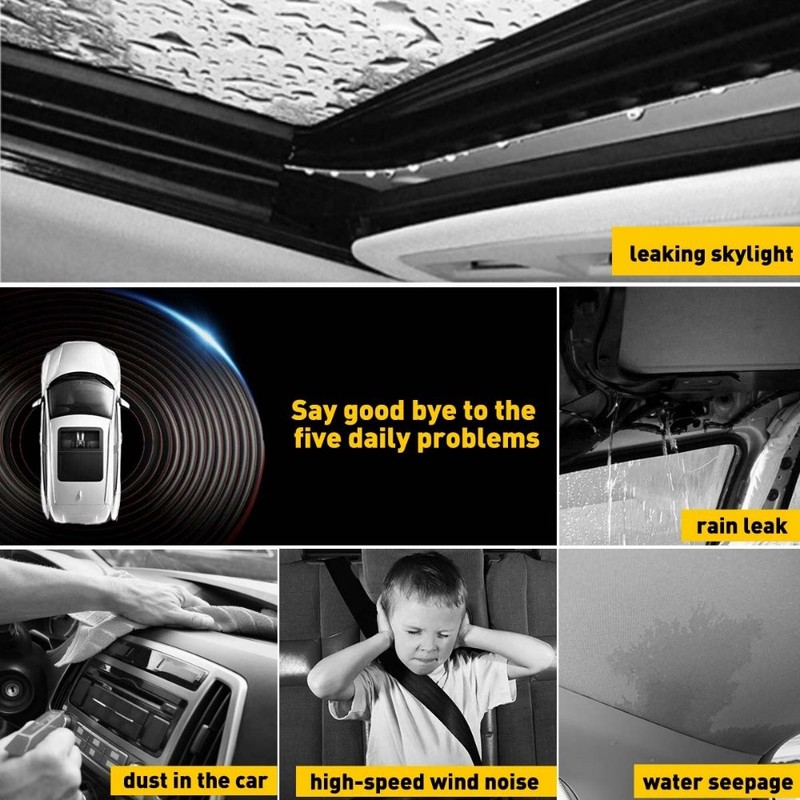 For Honda Models Car Windshield Weather Seal Rubber Trim Molding Cover 10 Feet gallery