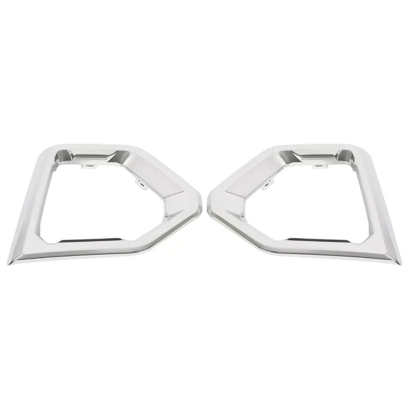 Chrome Fog Light Bezel Trim Cover For 2019-2022 GMC Sierra 1500 Denali