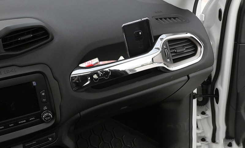 Passenger Side Grab Handle Storage Box Insert For Jeep Renegade 2015-2024 1PCS gallery